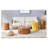 Modern Minimalist Set of Three Wood colour Cylinder Marble-Patterned MDF Living Room Table Sets.