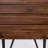 Rustic Patio Side Table With Wood, Metal Legs, And Enticing, 18"X18"X18", Patina Change Engaging, Tint Alteration