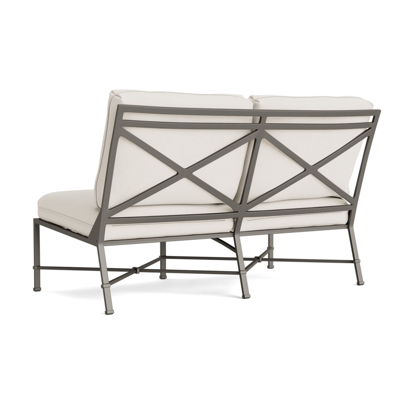 Venetian Outdoor 2 - Seat Loveseat, Fusion Natural, Mica