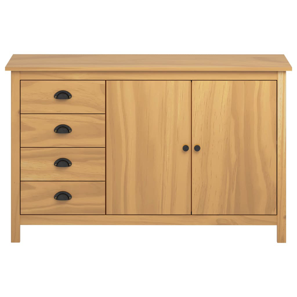 Millsaps Solid Wood 130cm W 4 - Drawer Chest of Drawers