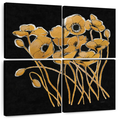 Coquelicots Harnek Gold Black Line I V2