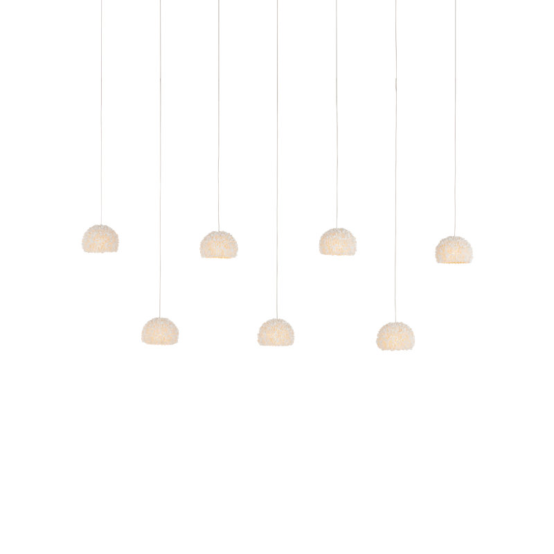 Virtu 7 - Light Cupertino/Painted Silver Pendant