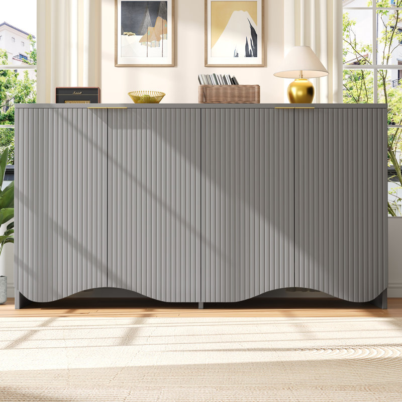 140 cm W Sideboard, Grey