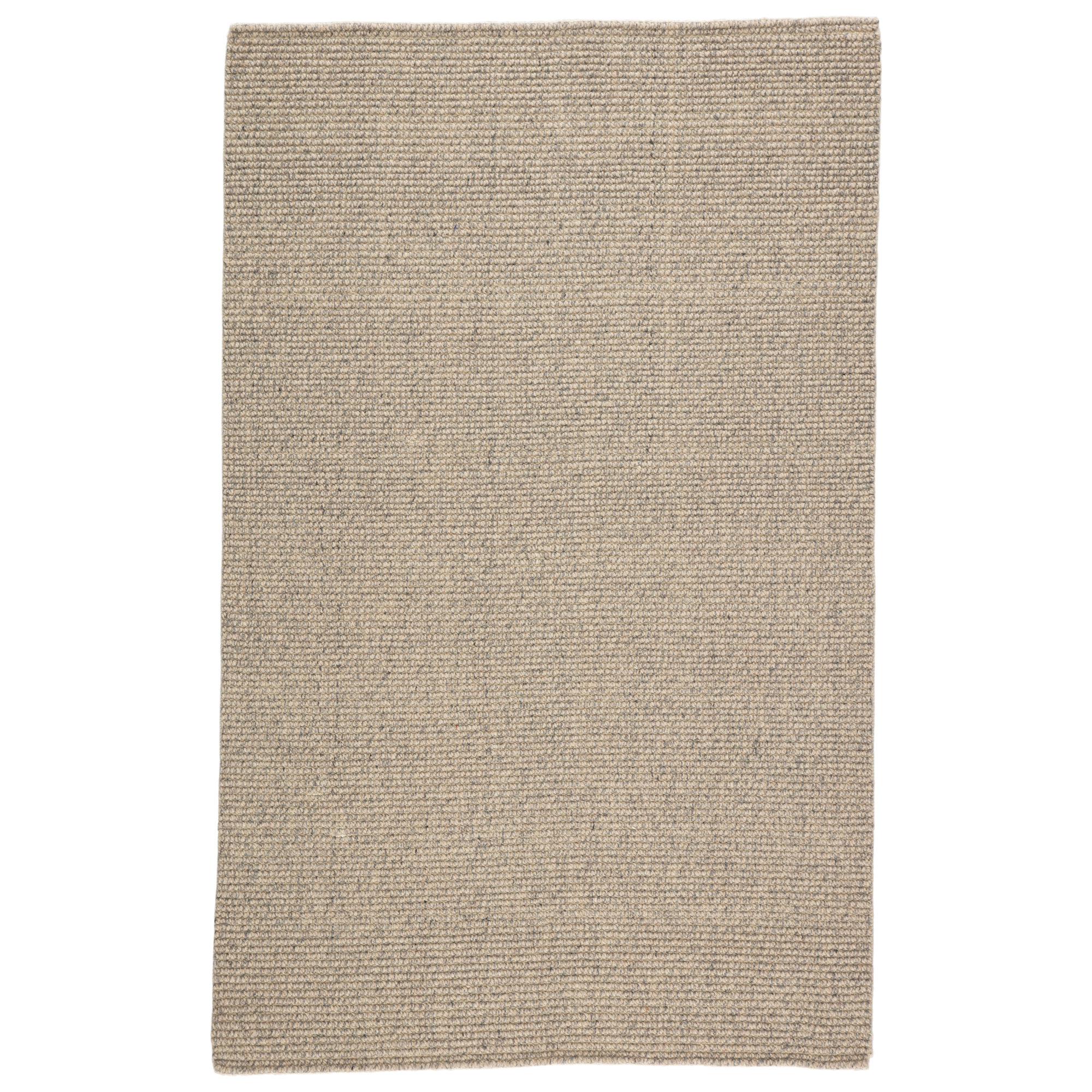 Rolando Handmade Light Gray Rug, Rectangle 2' x 3'