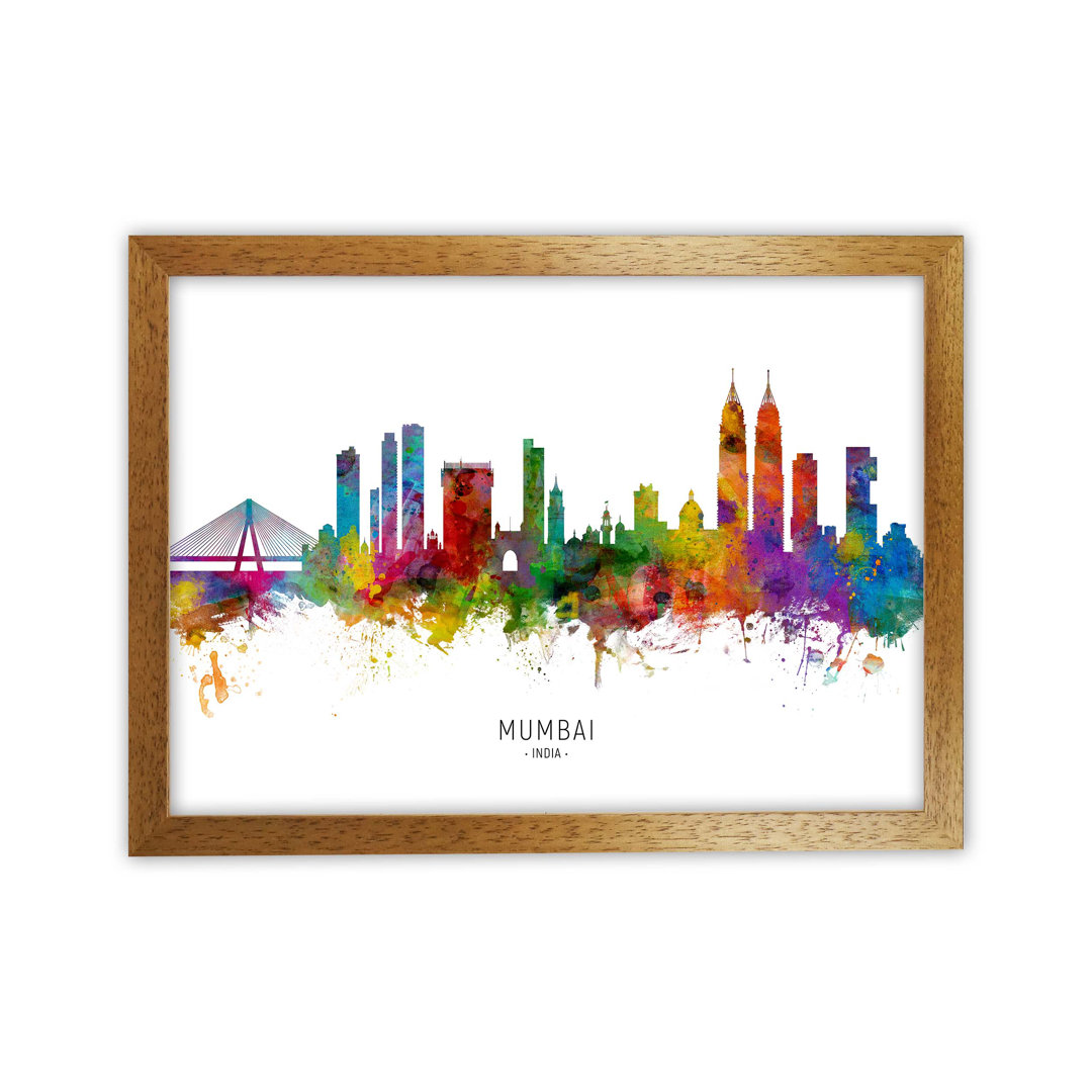 Mumbai India Skyline by Michael Tompsett - Graphic Art Print