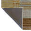 Tapis décoratif moderne à motif abstrait orange et beige-746789377