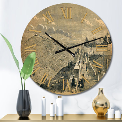 Horloge murale surdimensionnée