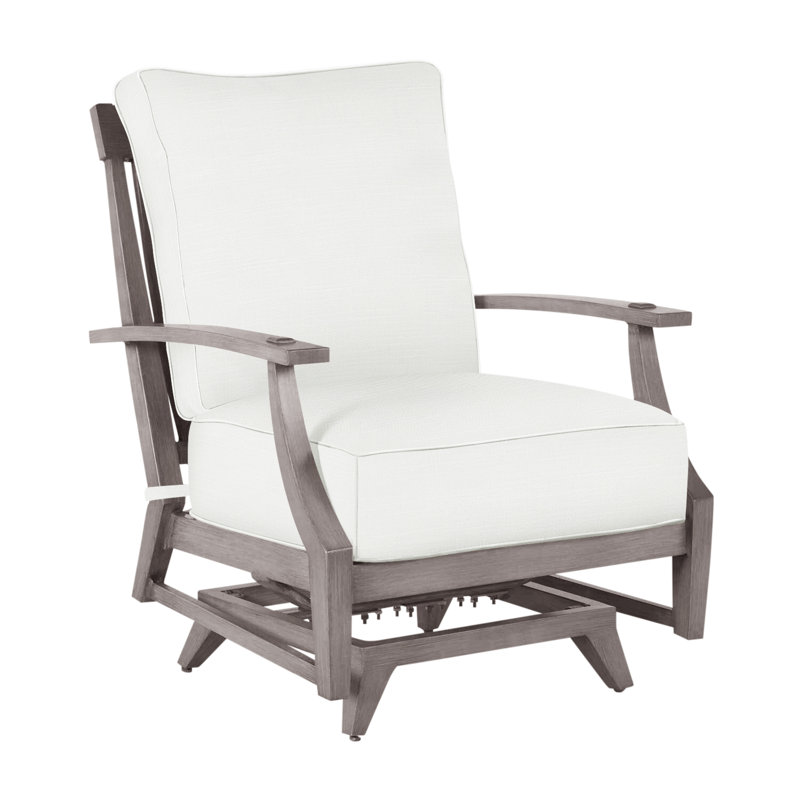 Méridienne Croquet Aluminium Spring - Huître, Welt, InsideOut® Rollo ‑ lin dentelle, Huître