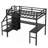 Versatile Metal Loft Bed With Multiple Functionalities For All Ages