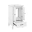Meuble-lavabo autoportant de 20 po avec lavabo, armoire avec un tiroir et deux portes à fermeture en douceur