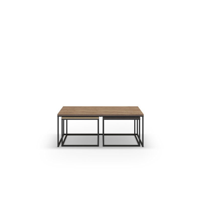 Table basse Camelia - Hitit - Saphir, Bois brun