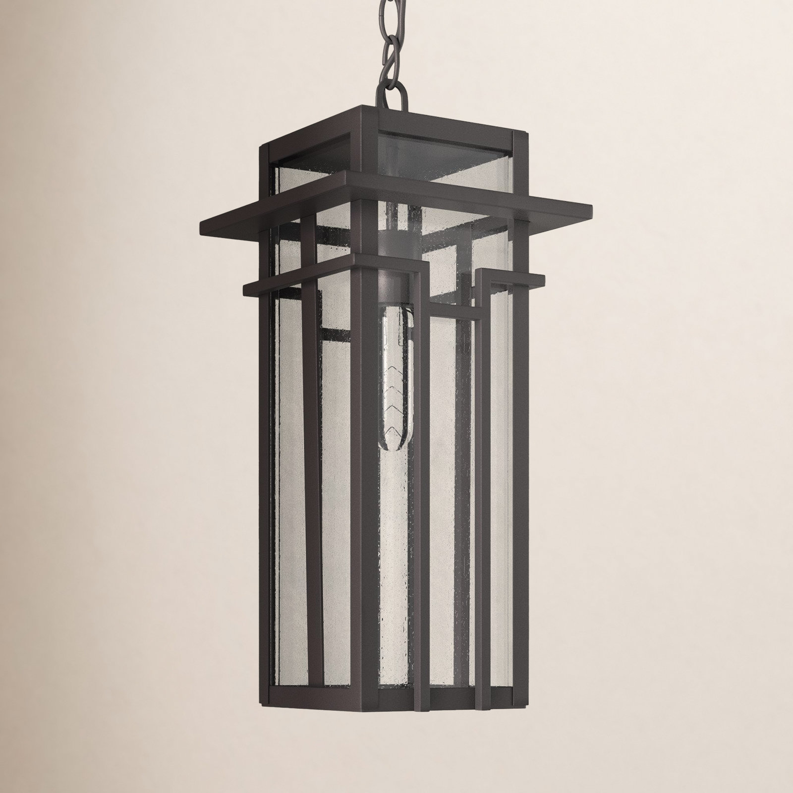 Seeded Outdoor Hanging Lantern