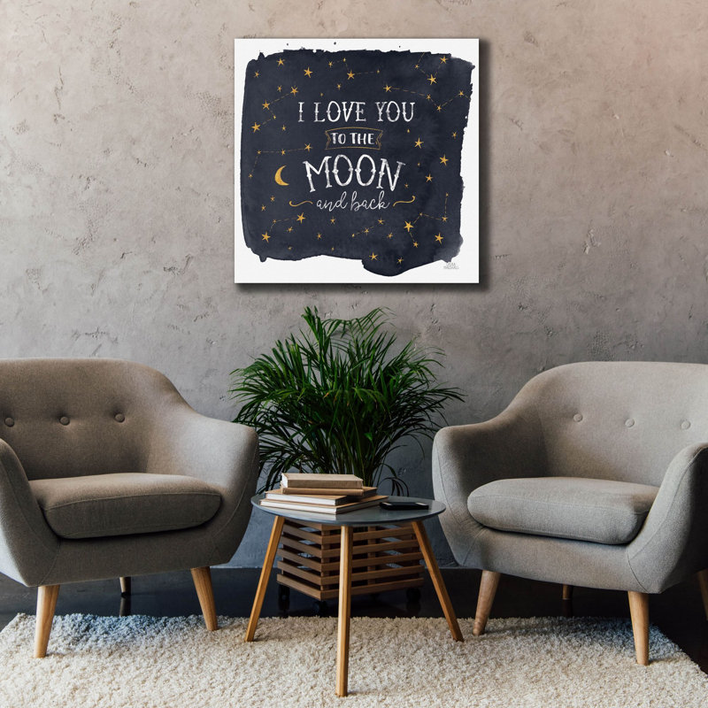 «Celestial Love 1 Sq» par Laura Marshall, art mural sur toile, H 37 po x l 37 po x P 1,5 po