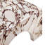 Table basse en marbre rouge Valen