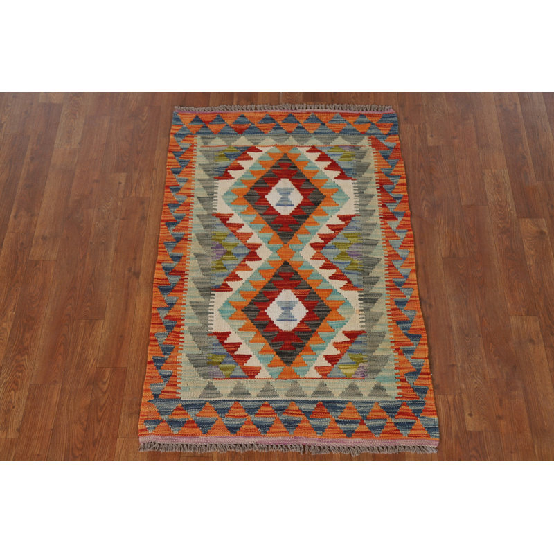 Tapis décoratif South Western Kilim 3 x 4
