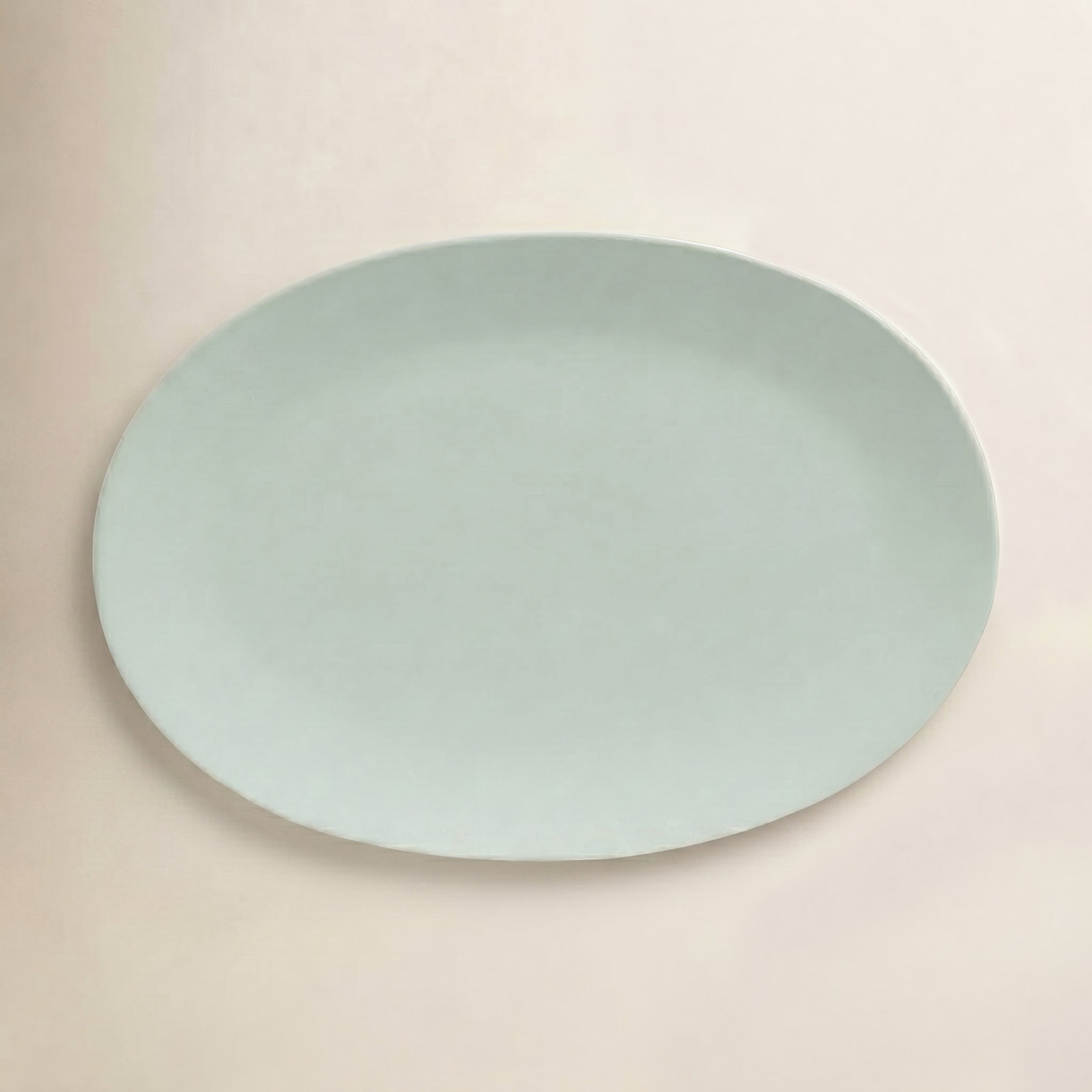 over&back Coupe Oval Platter, Blue