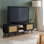 Noemi Rattan TV Unit For Tv's up to 58" - 140CM Width With Storage - TV Stand