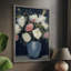 Reproduction encadrée FLORAL Series DCxxII - bois massif-1649509615