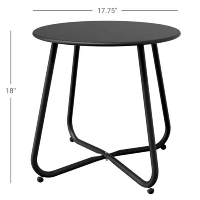 Ensemble de chaises berçantes en tissu résistant à l'eau avec structure en acier de 28,7 po de large Stannard