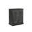 Expandable Solid Wood Bar Cabinet with Stemware & Bottle Storage-329738963
