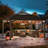 Sunjoy Hardtop Gazebo 13 x 15 ft. Standard Cedar Framed Wood Gazebo, Outdoor Patio Gazebo-98272664-98272665