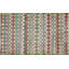 One-of-a-Kind Hand-Knotted 1960s 4'11" x 8' Wool Area Rug in Green/Red/Brown