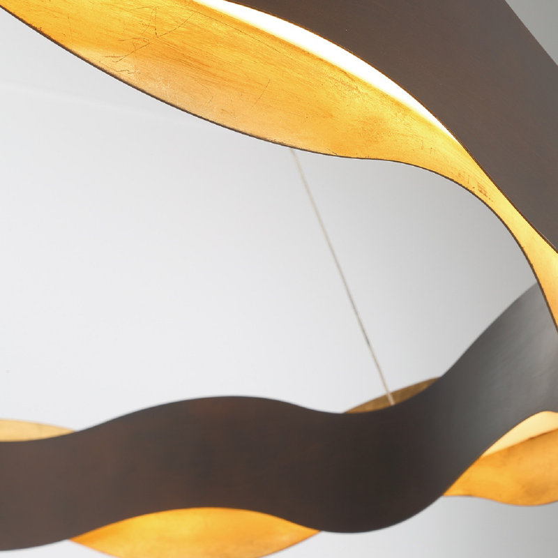 Lustre 46 lumières 1 lumière Vaughan, Doré et bronze