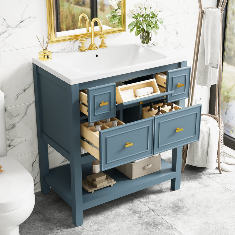 Armoire décorative, Bleu
