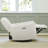 Santo Genuine Leather Swivel Power Recliner-107225109