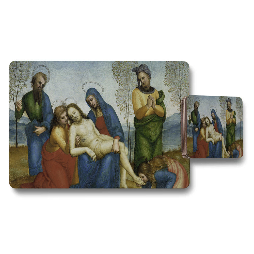 The Lamentation Of Christ Placemat And Coaster Sets
