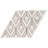 Florey Triangle 6.81 in. x 7.83 in. Polished Marble Mosaic Tile (0.37 sq. ft./Each)-54747456