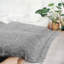 Jeté en chenille pour canapé-lit, carreaux Buffalo écossais noir et blanc, 60 x 80-94571979-94571969-94571967