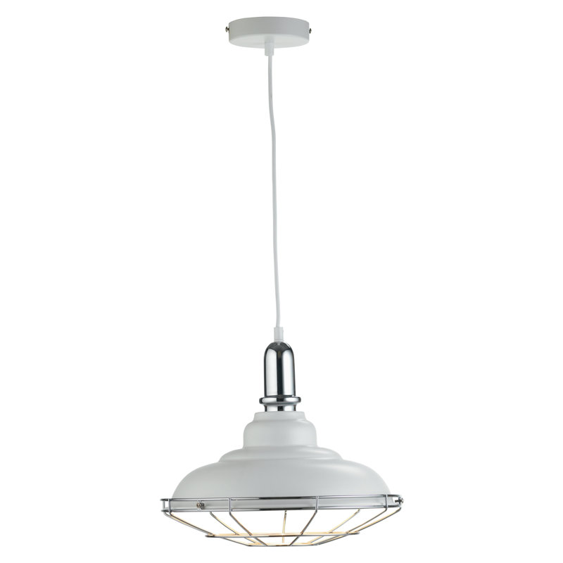 Hough 1 - Light Dome Pendant, White