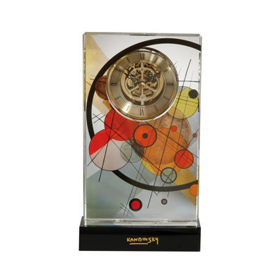 Circles in a Circle Mantel Clock