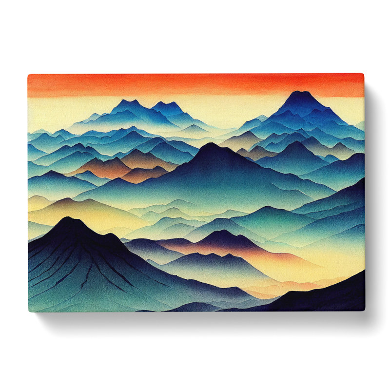 Japanese Mountains Vol.2 - Wrapped Canvas, 40cm H x 60cm W x 3cm D