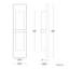 Bandeau 1 - Light LED Outdoor Armed Sconce-404057684-404057687