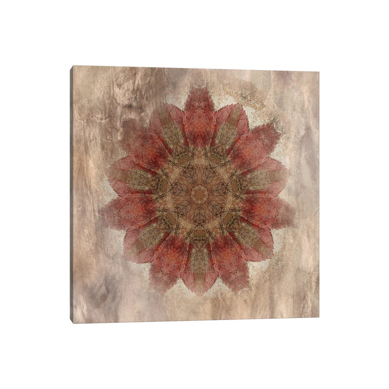 Autumn Kaleidoscope I by Irene Weisz - Wrapped Canvas Painting, 30.48 cm H x 30.48 cm W