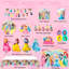 Princess Birthday Party Supplies,86pcs Princess Party Decorations & Tableware Set