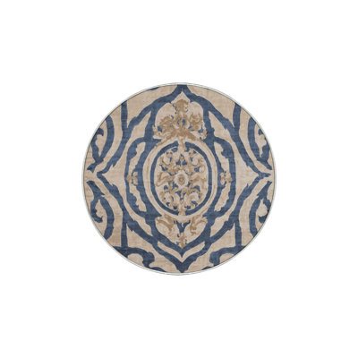 Machine Washable Beige Area Rug