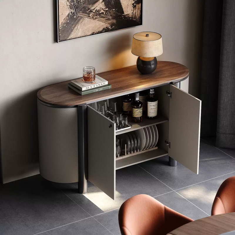 Buffet multifonctionnel Home Vintage, H 31,5 po x l 62,99 po x P 15,75 po