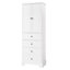 Armoire de rangement avec 2 portes et 4 tiroirs pour salle de bain, bureau, tablette réglable, panneau de fibres à densité moyenne avec finition peinte-822969098