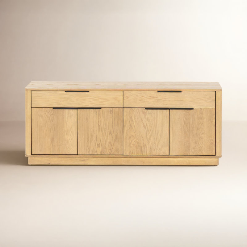 Gabrietta Media Console TV Stand, Natural