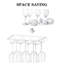 Bernaldino Wine Glass Rack-237007795