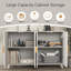 Buffet décoratif avec porte sculptée arquée