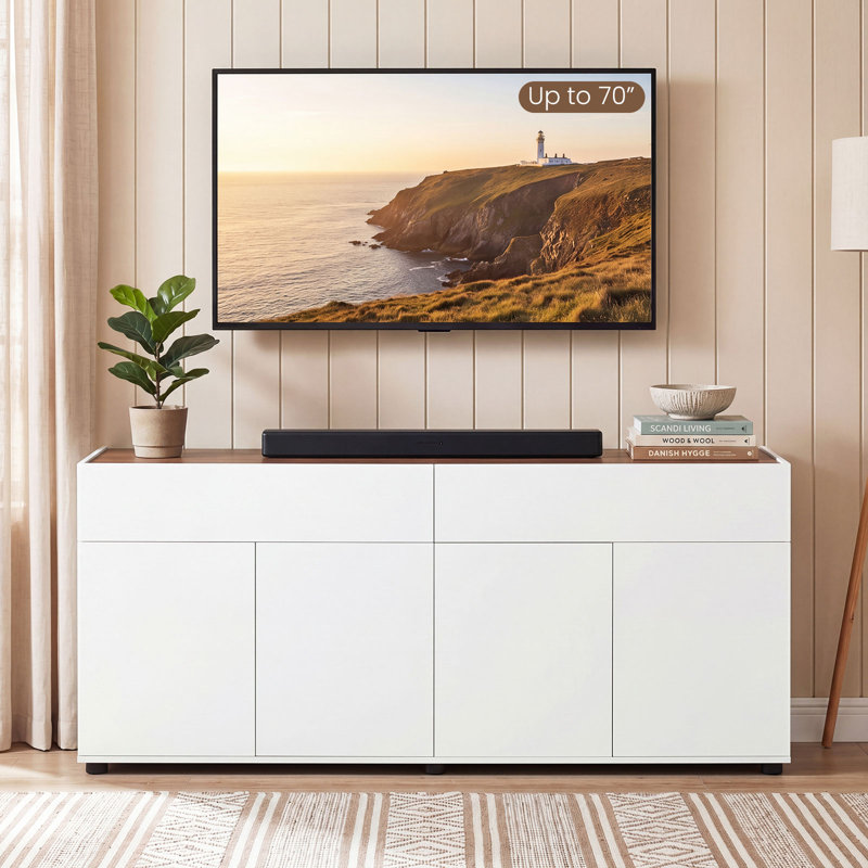 160cm Sideboard, White