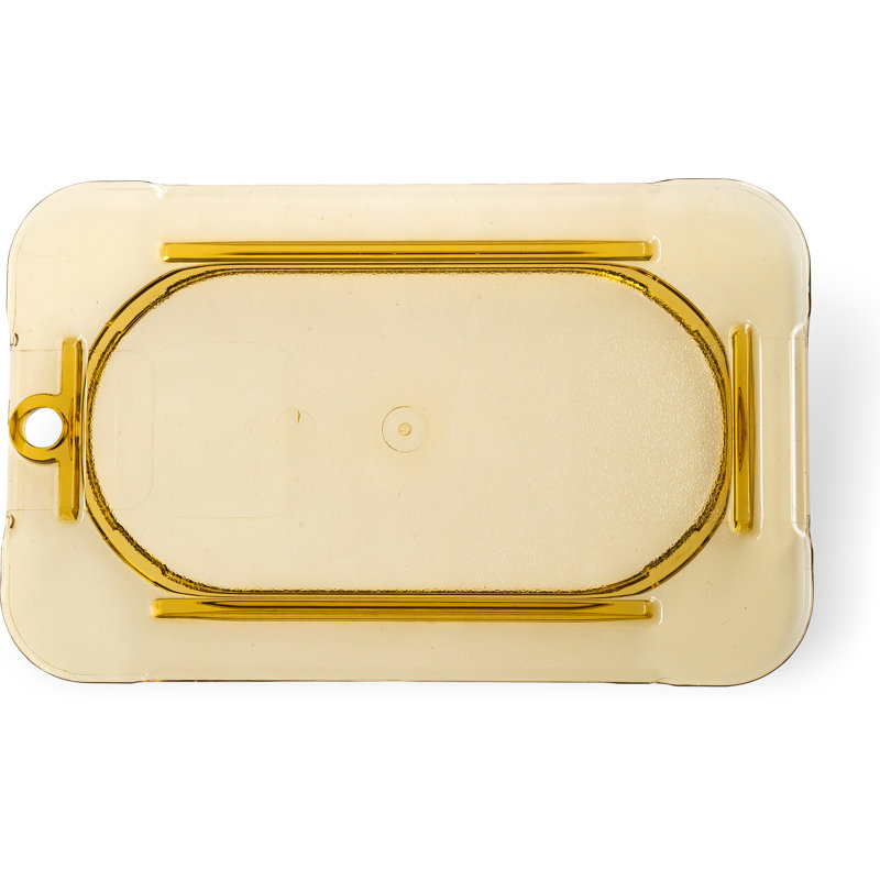 Couvercle rectangulaire Universal ™ en plastique jaune