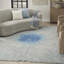 Tapis intérieur bleu Nourison Prismatic-860638095