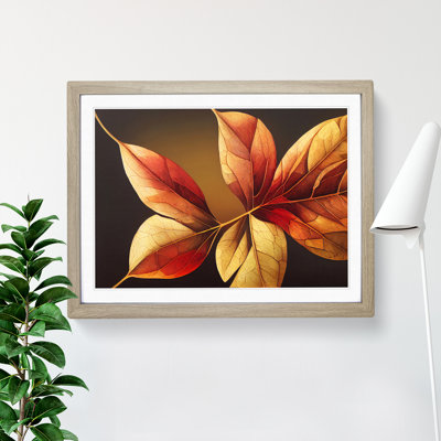 Showstopping Autumn Leaf - Framed Print