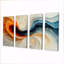 Tiffin - spirales abstraites - art mural moderne-365733067-365733063