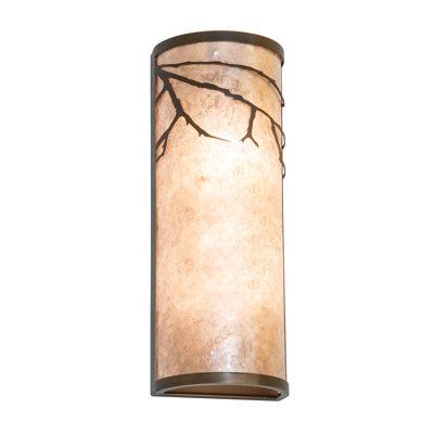6" Wide Branches Left Wall Sconce